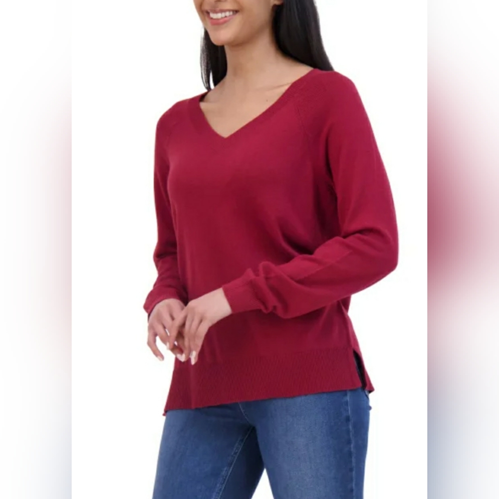 Women/Ladies V Neck Sweater Lucky Brand Size Small